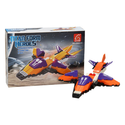 Ensemble de construction Lobbes Titan Heroes - Space Orange - 49 pièces.