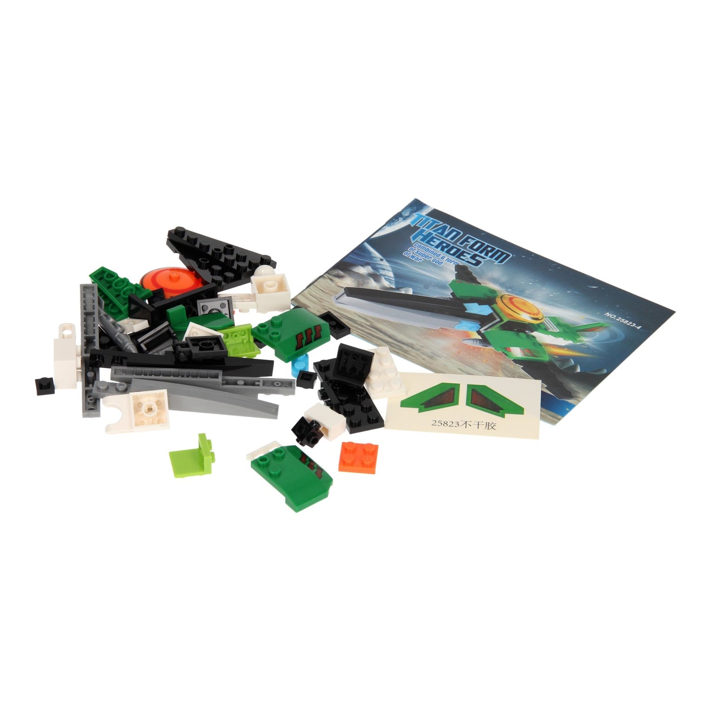 Jeu de construction Titan Heroes - vert espace, 51 pcs.
