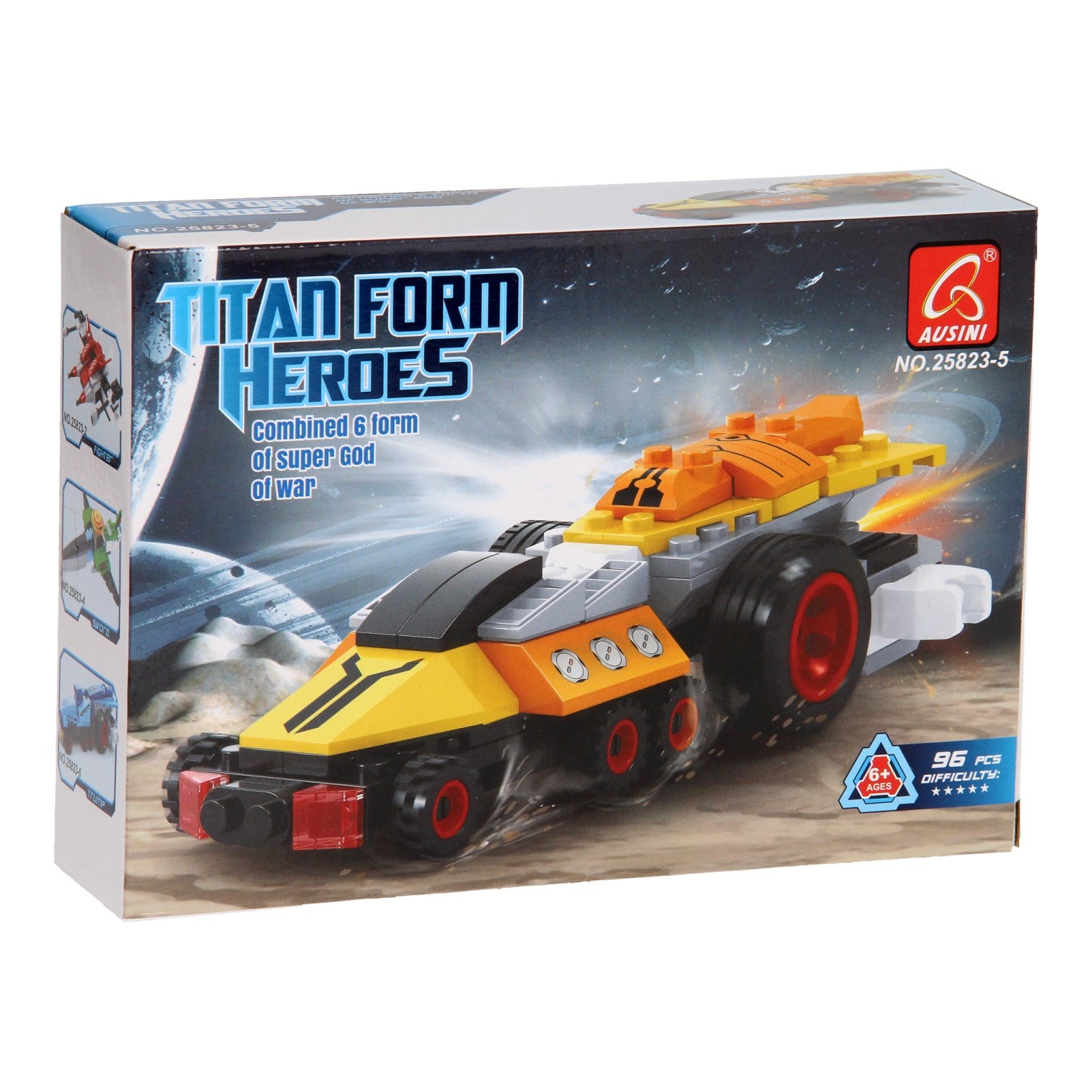 Jeu de construction Titan Heroes - Space Explorer Orange - 96 pièces.