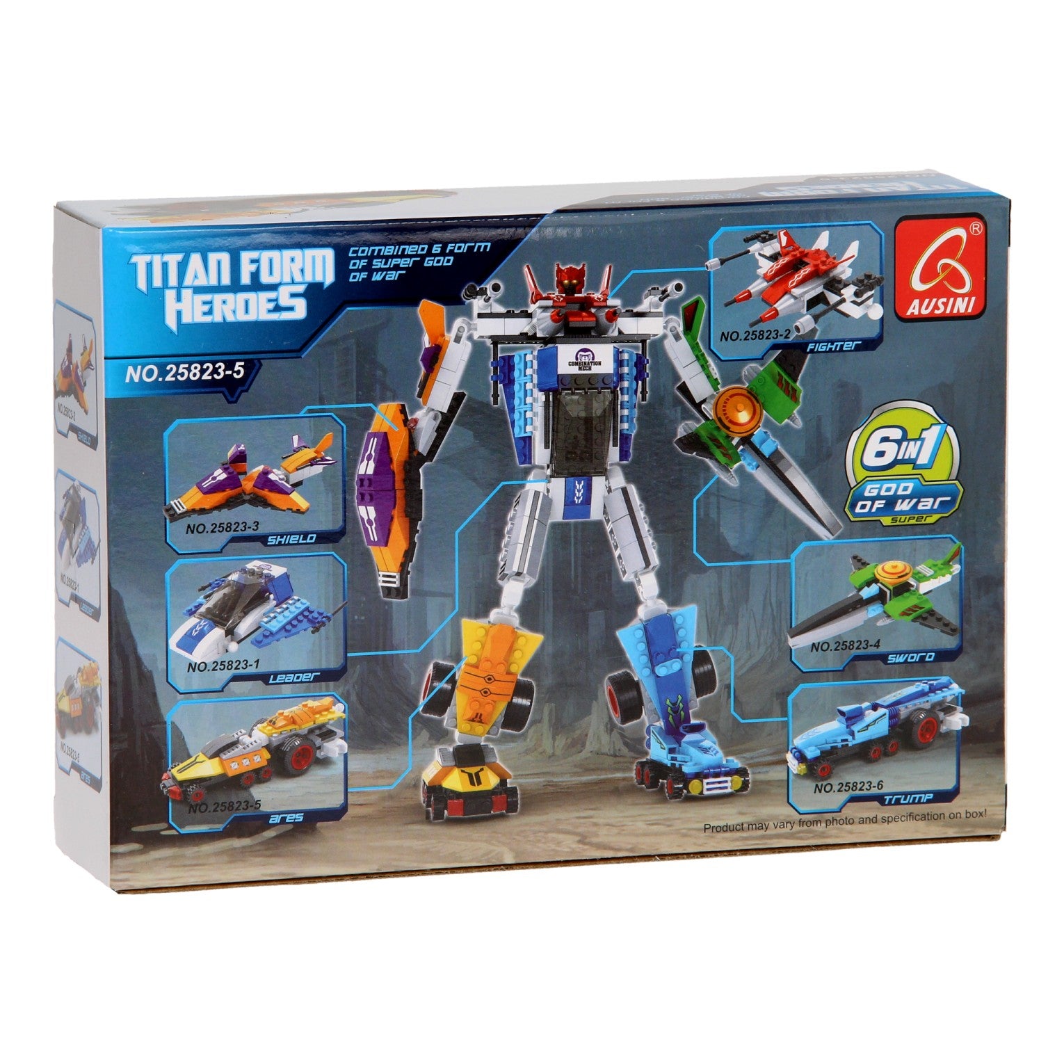 Jeu de construction Titan Heroes - Space Explorer Orange - 96 pièces.