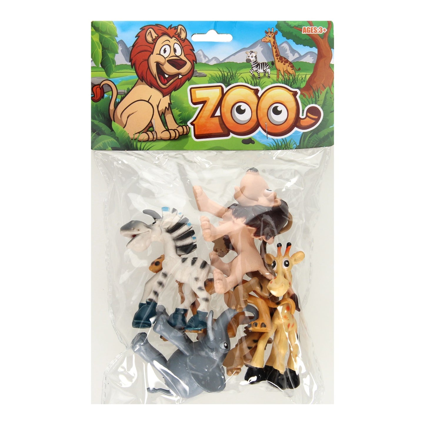 Les animaux follement sauvages jouent le set 6dlg.