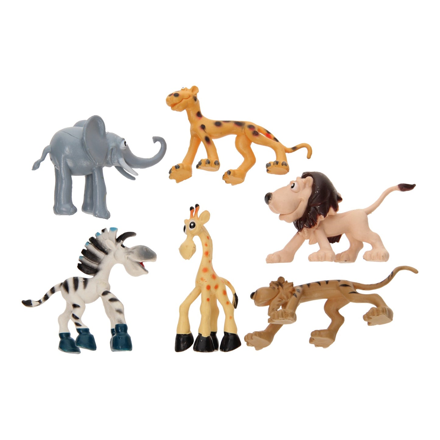 Les animaux follement sauvages jouent le set 6dlg.