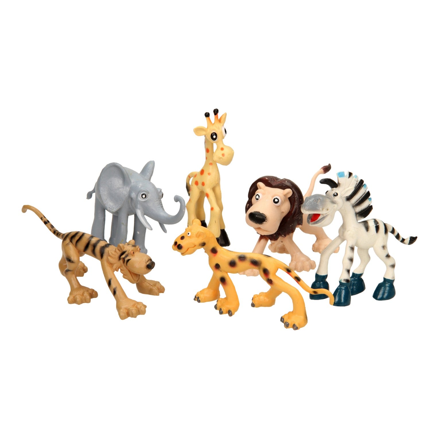 Les animaux follement sauvages jouent le set 6dlg.