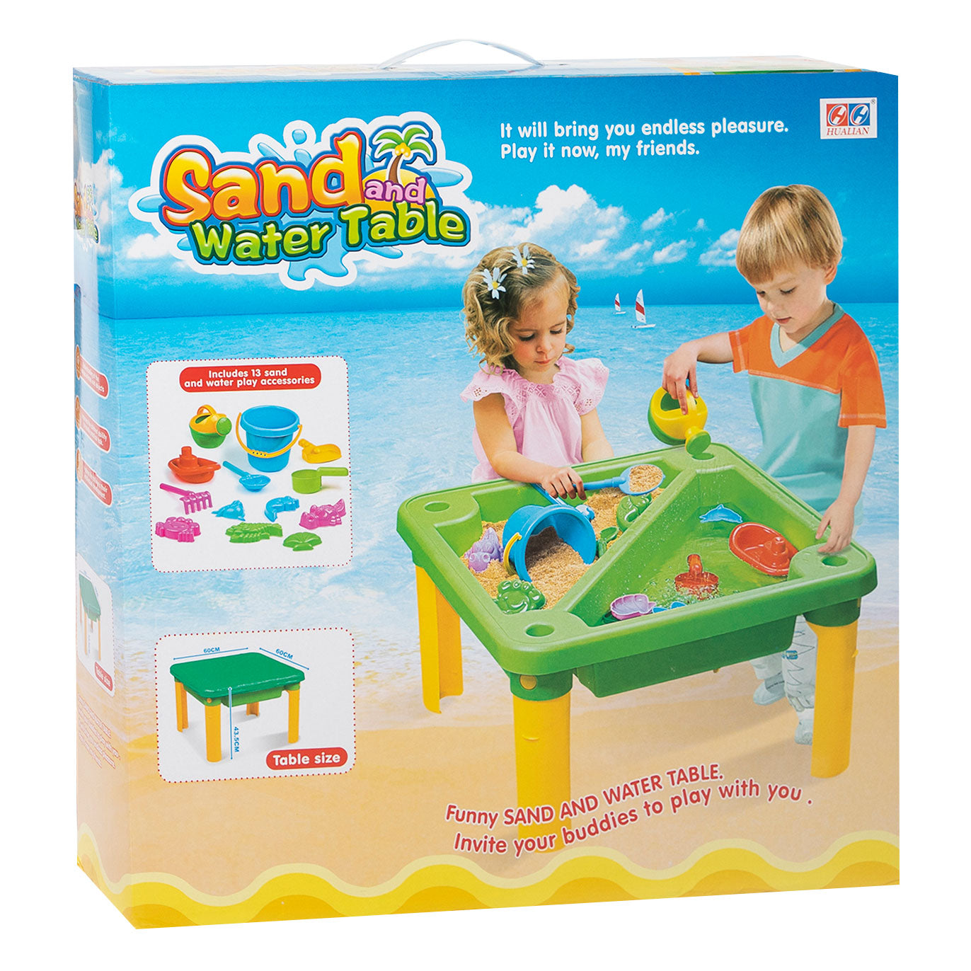 Table de sable Deluxe, 18dlg.