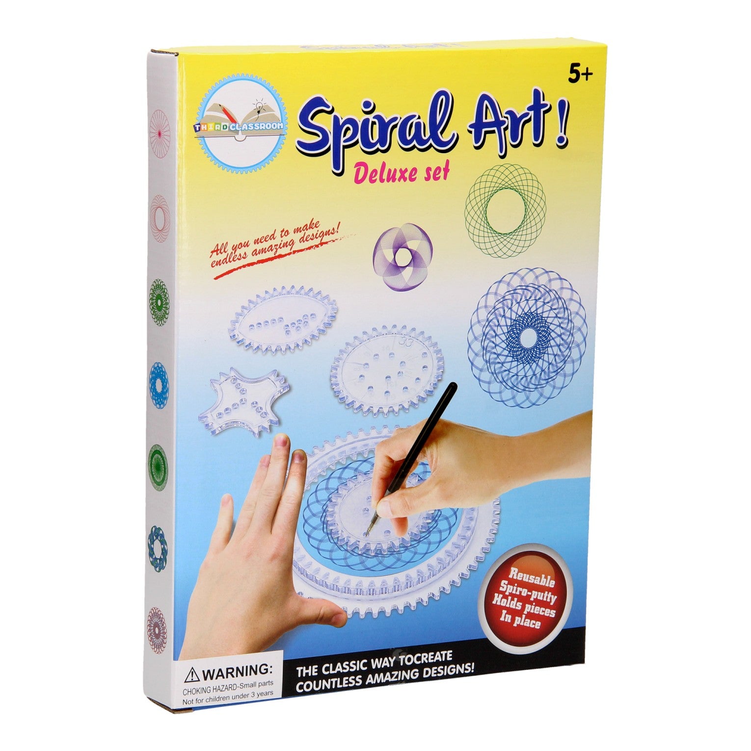 Set de dessin en spirale, 23 pcs.