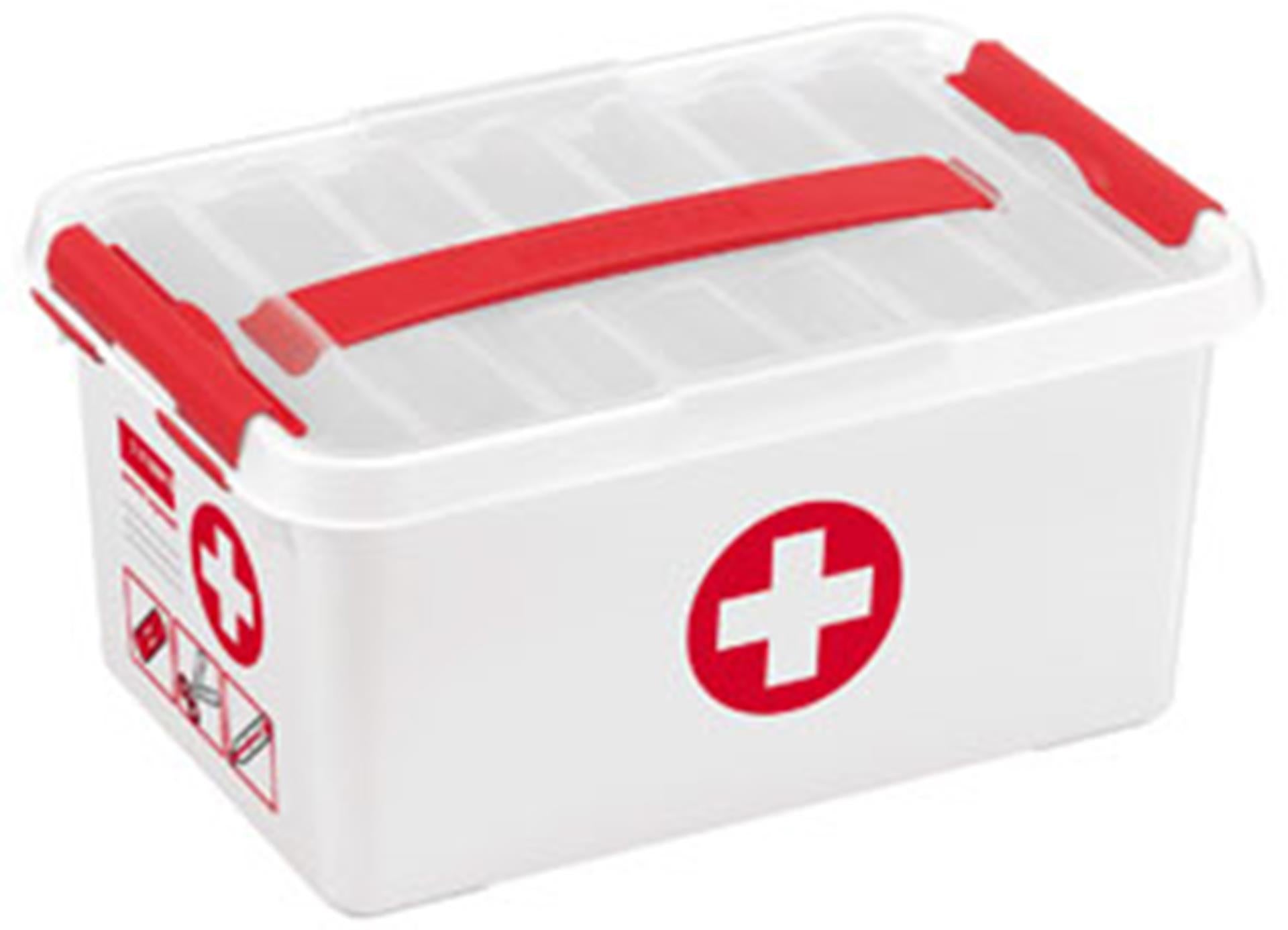 Sunware Sunware Q-Line First Aid Box 6L 30x20x14 cm rouge blanc