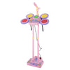 Microphone avec batterie rose