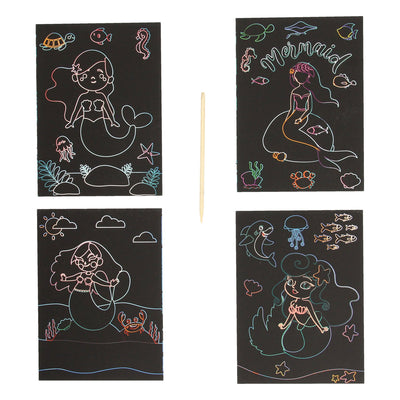 Cartes à gratter monde sous-marin