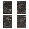 Cartes à gratter monde sous-marin