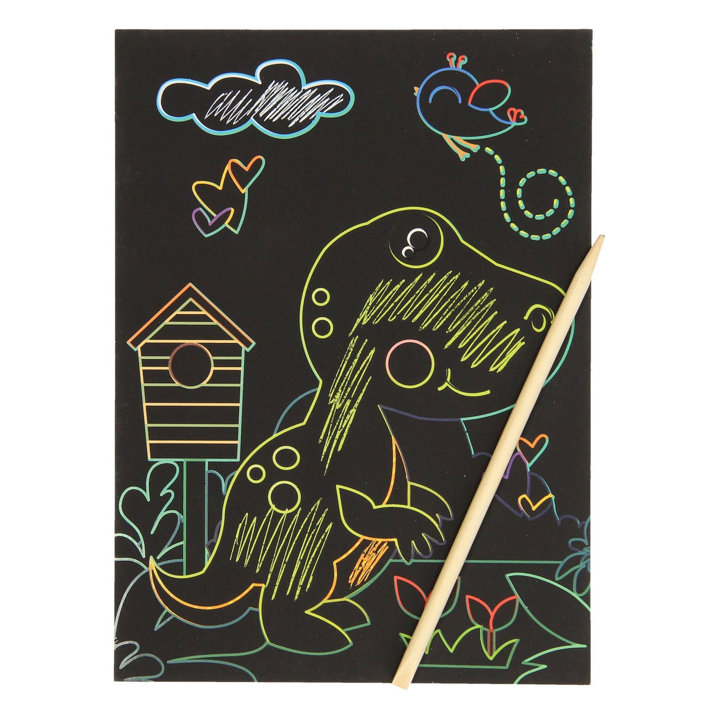 Cartes à gratter dinos