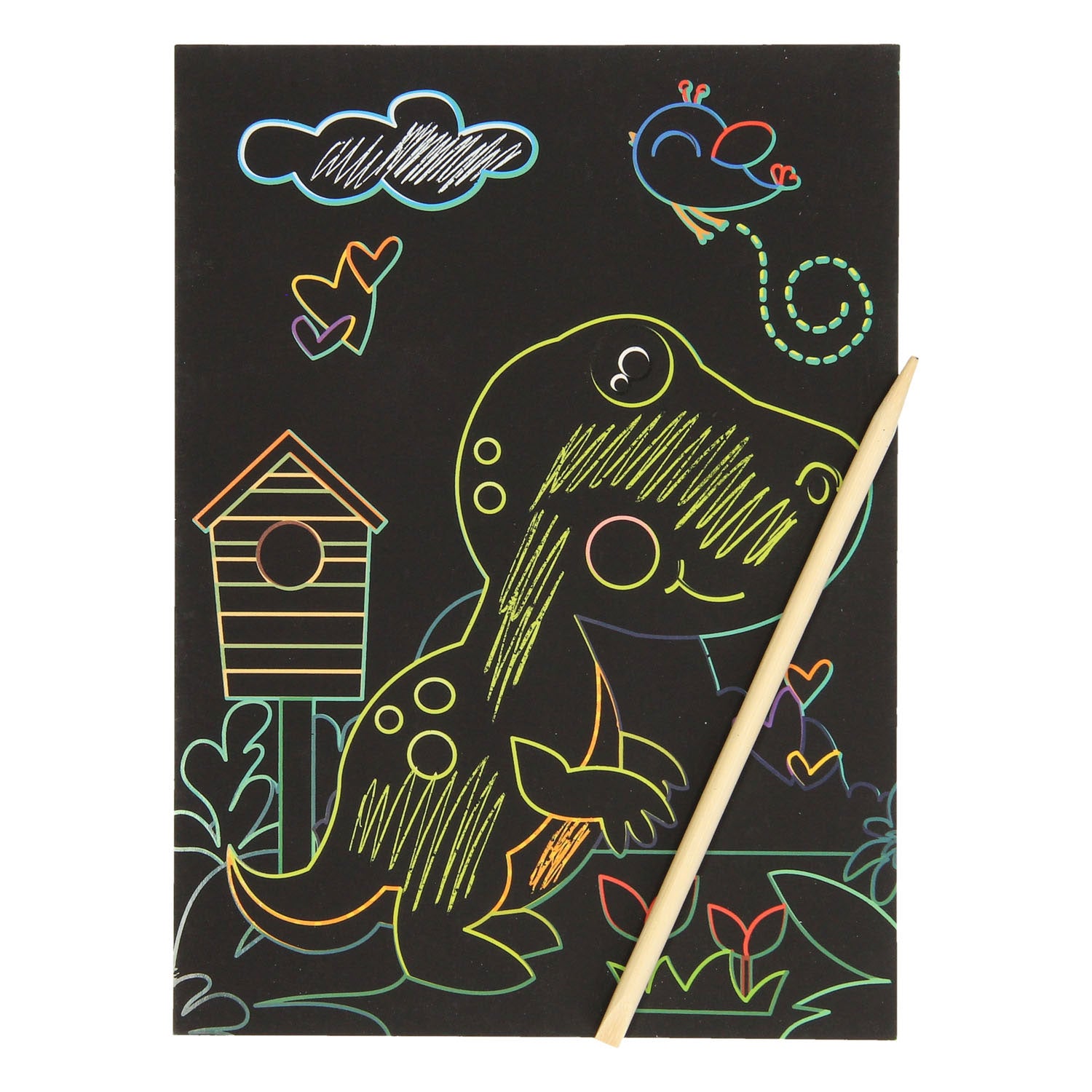 Cartes à gratter dinos