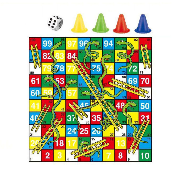Jeu d'échelle de serpents petits