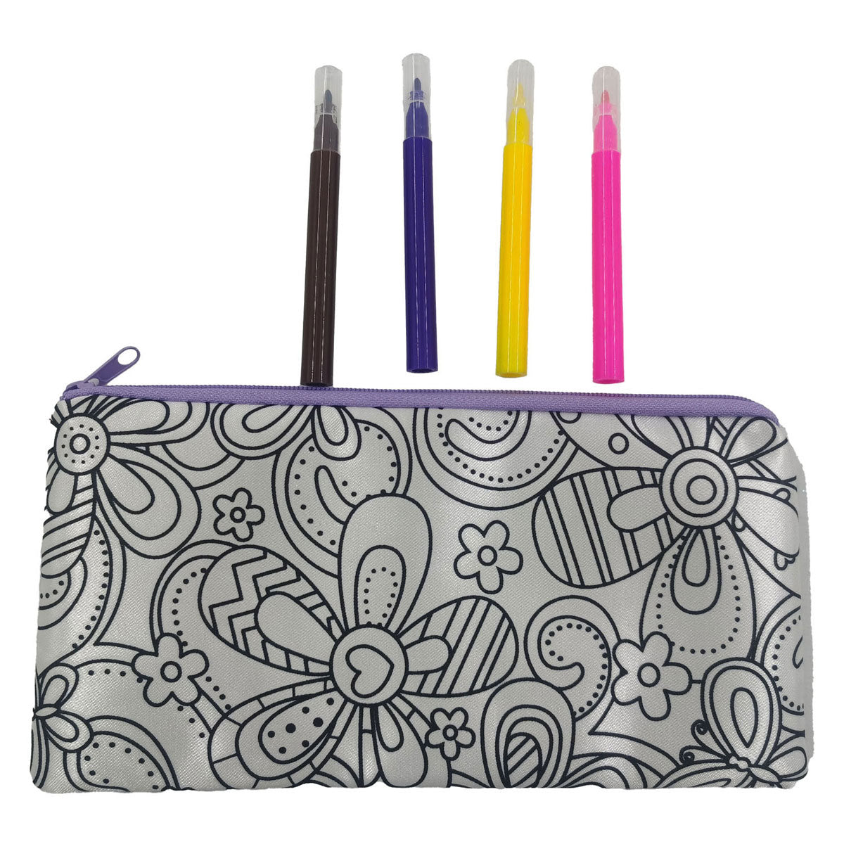 Trousse à crayons à colorier
