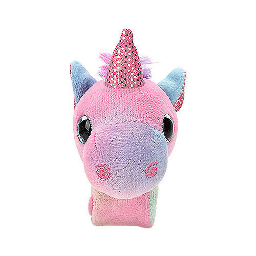 Bracelet à rabat en peluche licorne