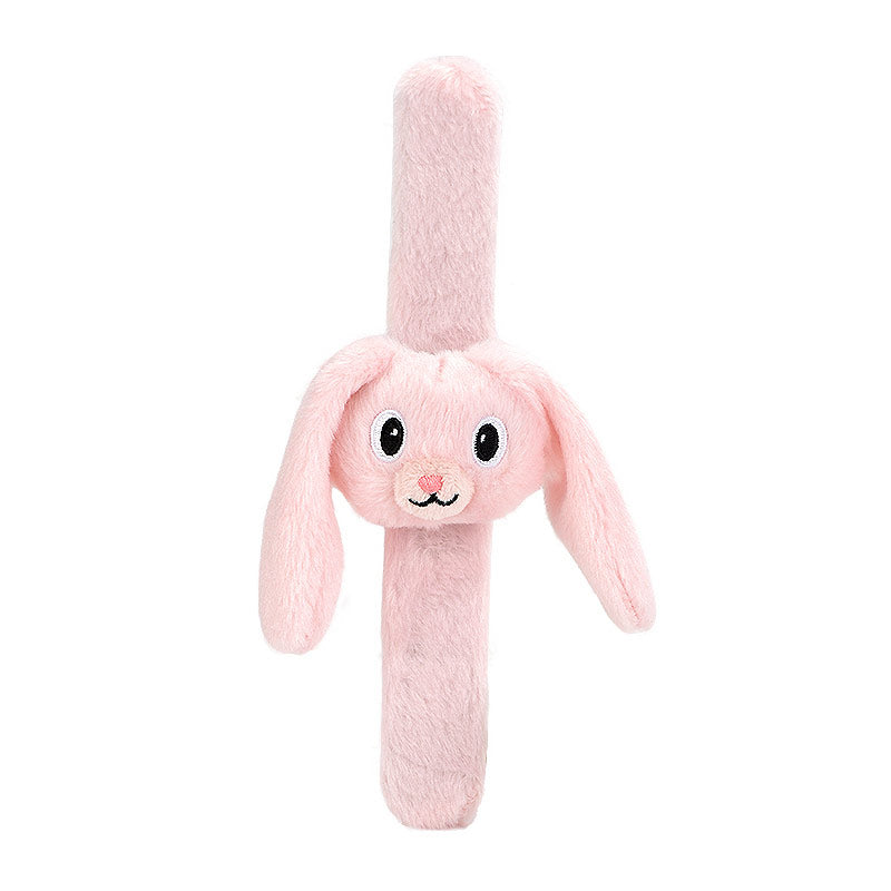 Bracelet en peluche oreilles tombantes de lapin