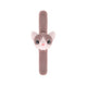 Bracelet pliant peluche minou gris