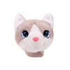 Bracelet pliant peluche minou gris