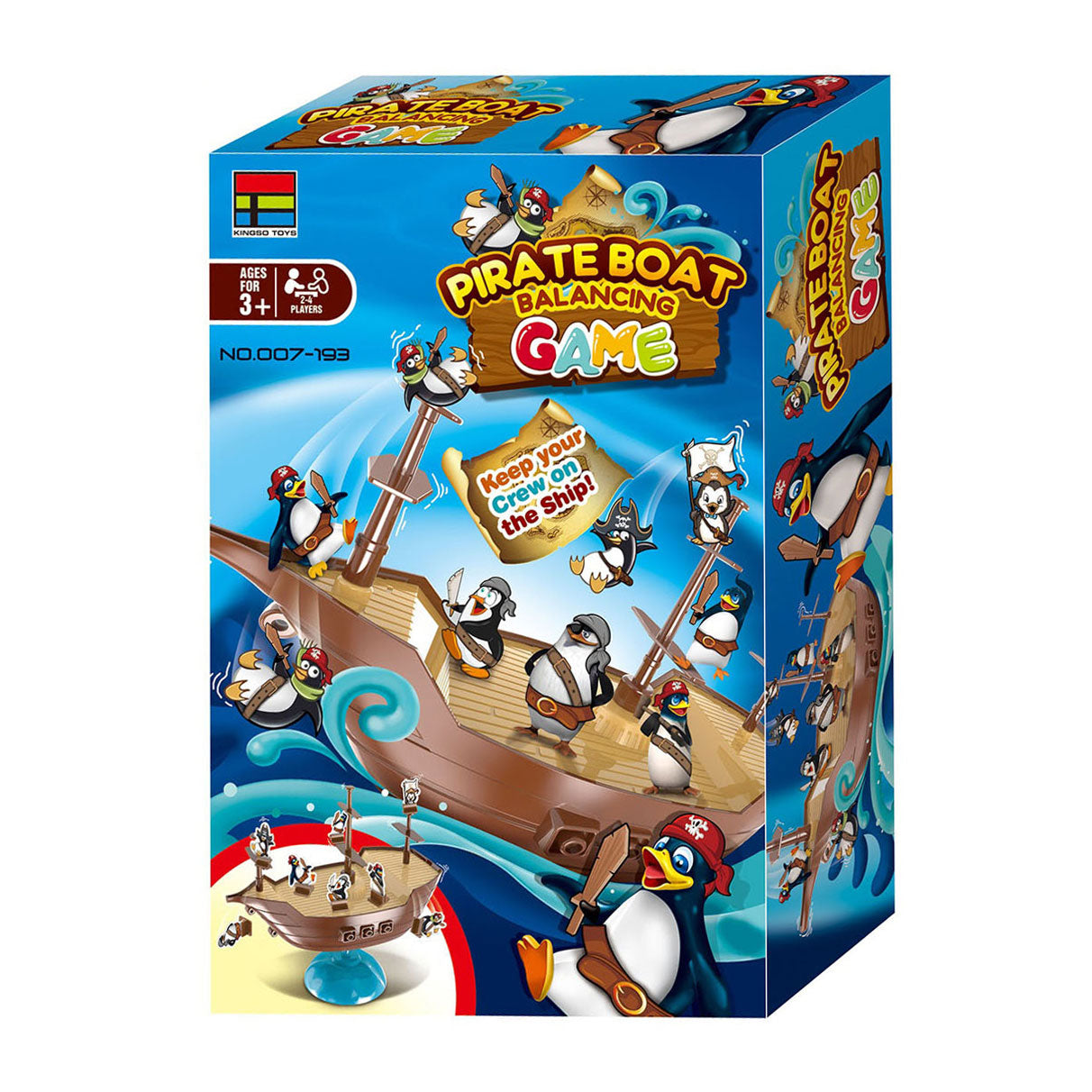 Jeu d'équilibre en bateau pirate