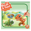 Casting peinture dinosaure 3d