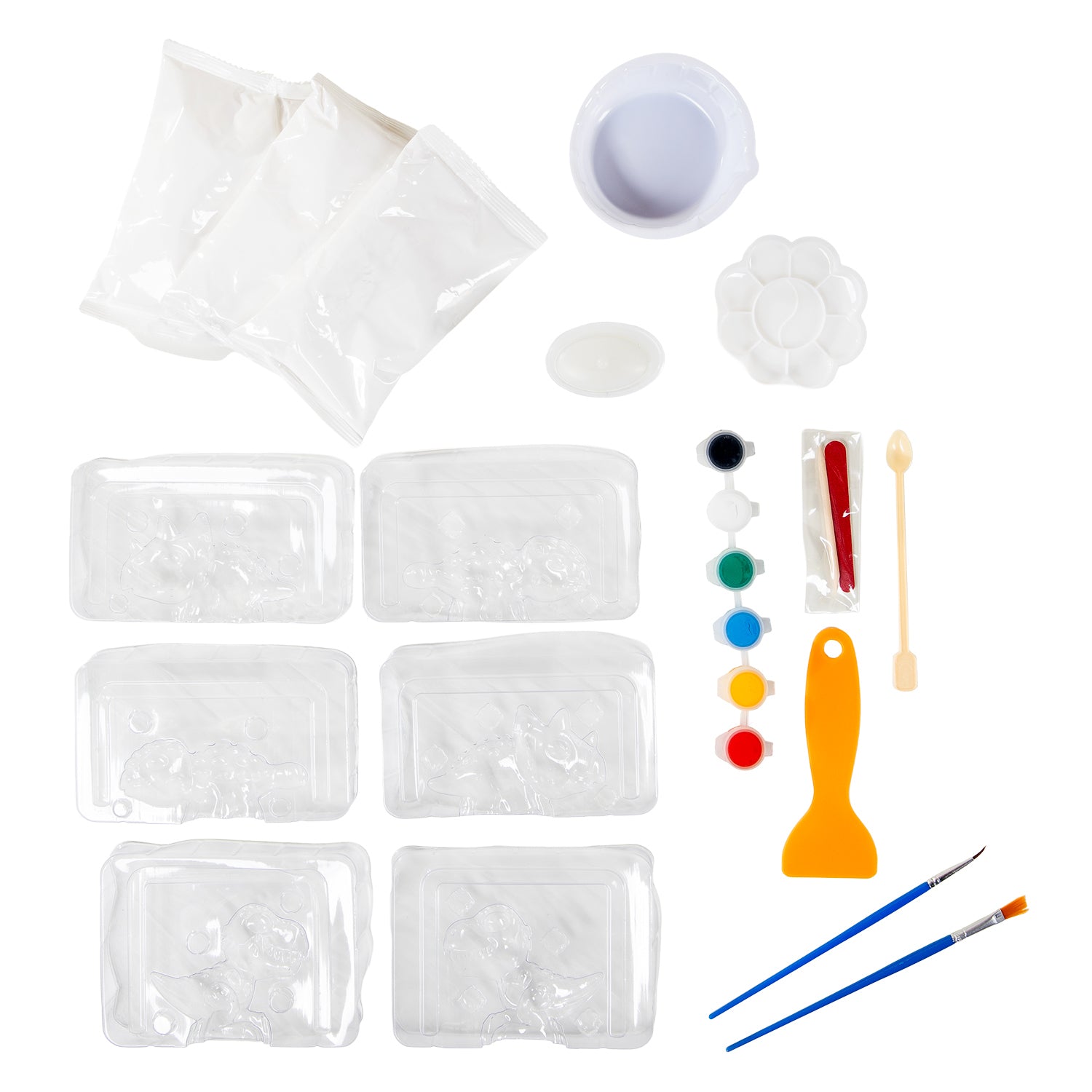 Casting peinture dinosaure 3d