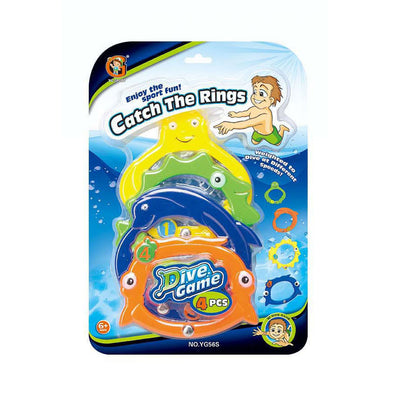 Anneaux de plongée animaux, 4 pcs.