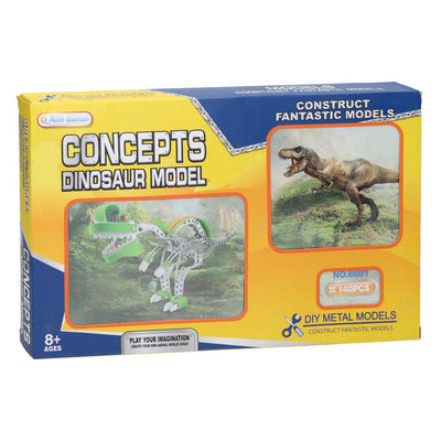 Jeu de construction en métal dinosaure t-rex