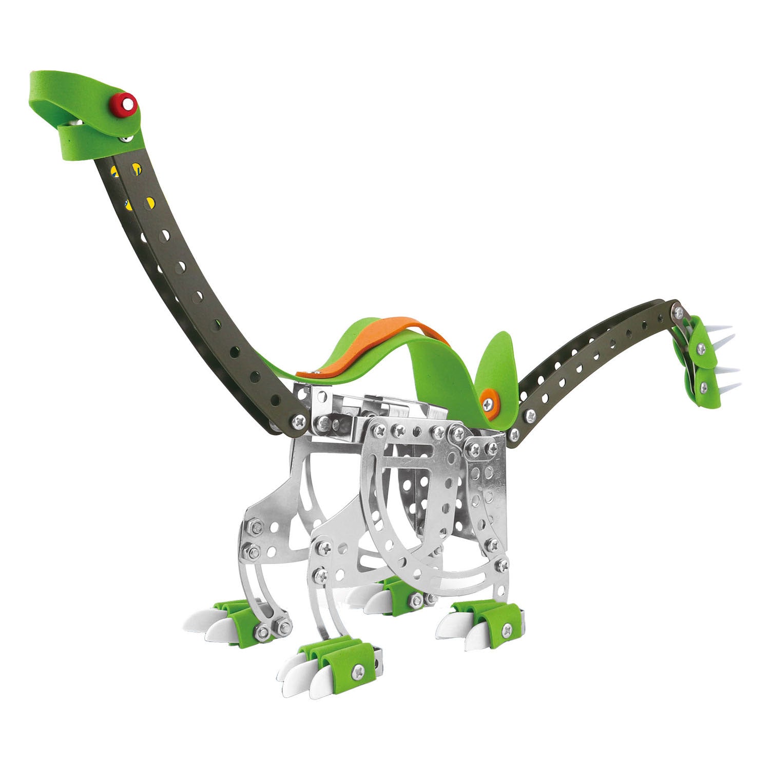 Jeu de construction en métal dinosaure brachiosaure