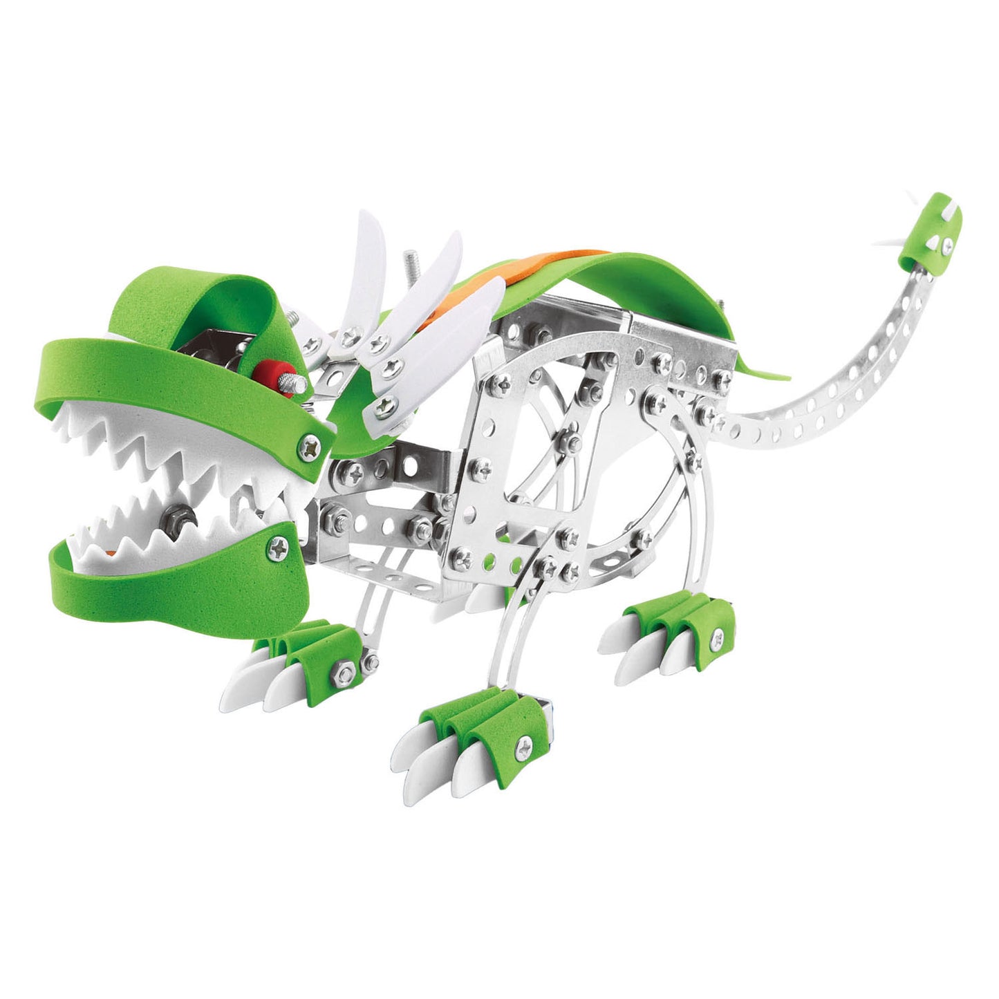 Jeu de construction en métal dinosaure tricératops