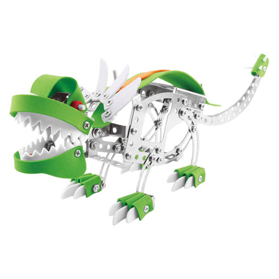 Jeu de construction en métal dinosaure tricératops