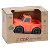 Voiture en bioplastique avec coffre