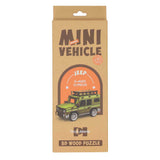 Kit de construction en bois véhicule safari 3D - afbeelding 2
