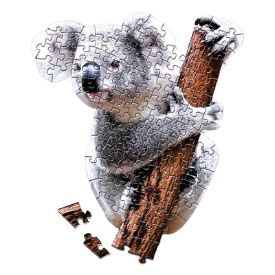 Puzzle en forme de koala, 100 pièces.