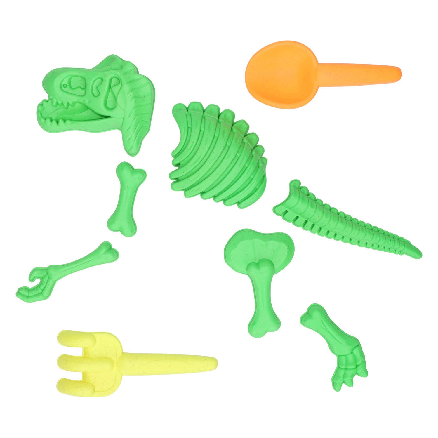 Formes de sable bio-plastique dino