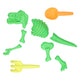 Formes de sable bio-plastique dino