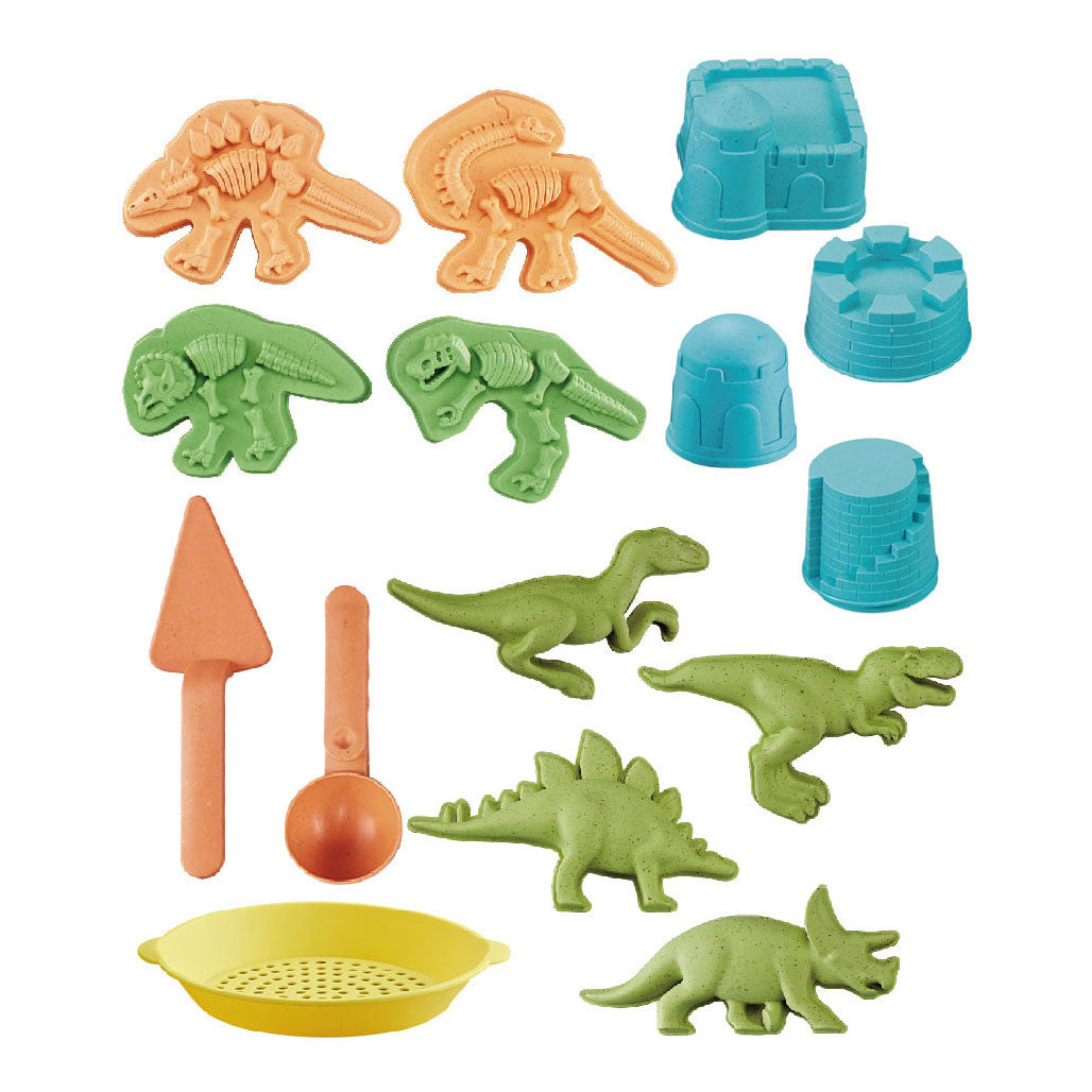 Sable bio-plastique ensemble dino