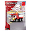 Coffret de construction camion-échelle de pompiers - 63 pièces.