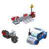 Jeu de construction barrage routier de la police - 127 pièces.
