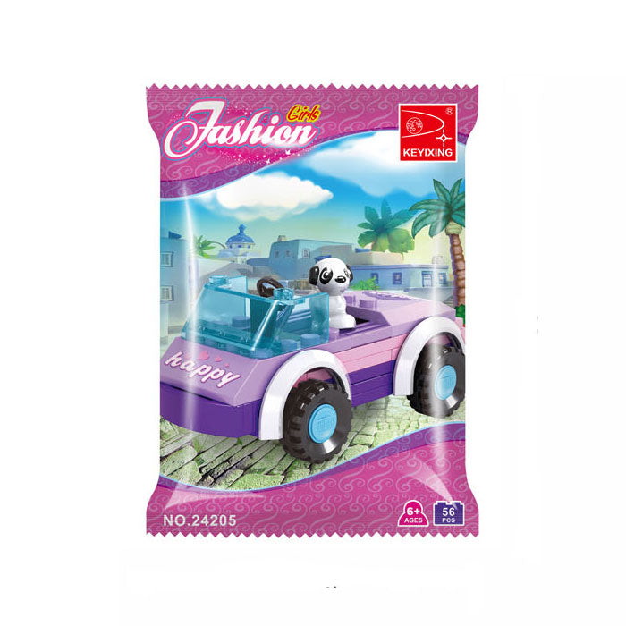 Coffret de construction voiture d'été cabriolet - 56 pièces.