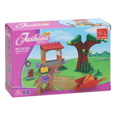 Jeu de construction Ferme à poneys - 79 pièces.
