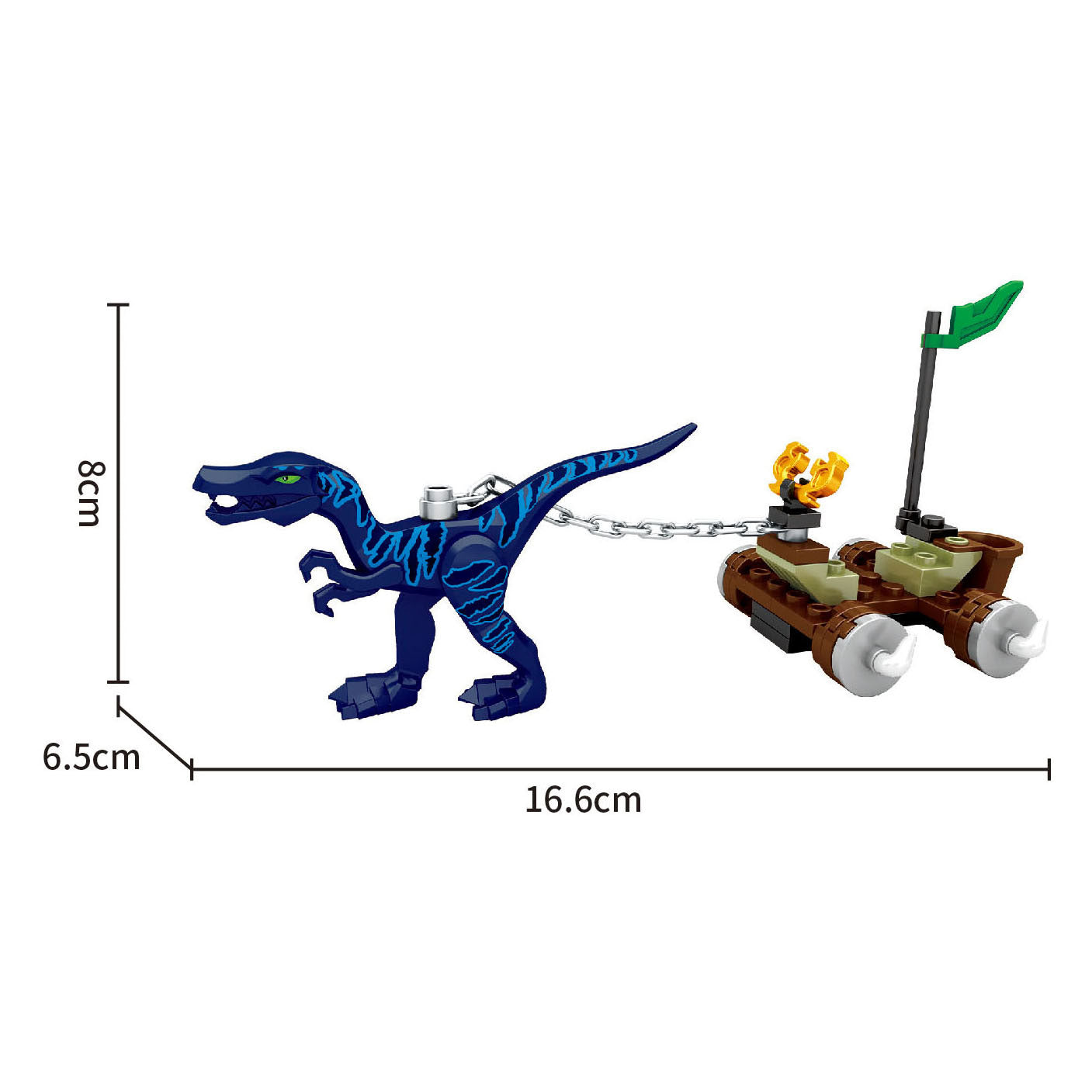 Jeu de construction Dino Riddle - 52 pièces.