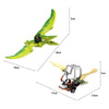 Jeu de construction machine volante dinosaure - 65 pièces.