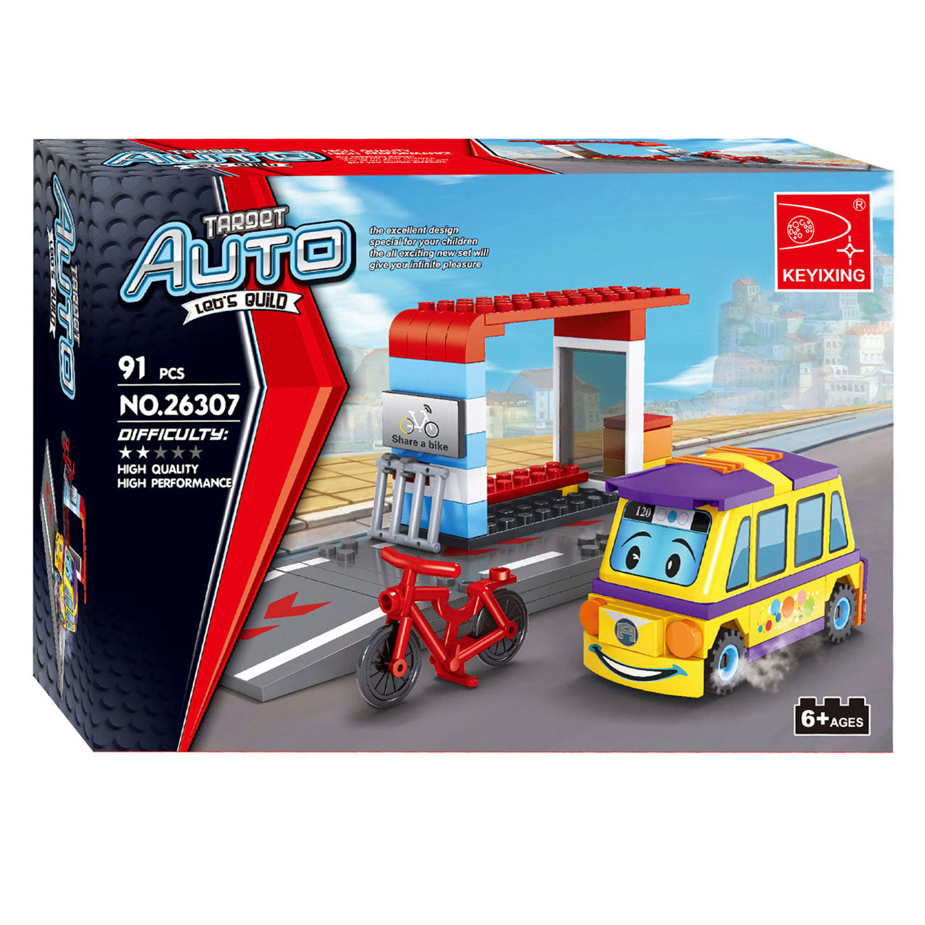 Coffret de construction automobile - 91 pièces.