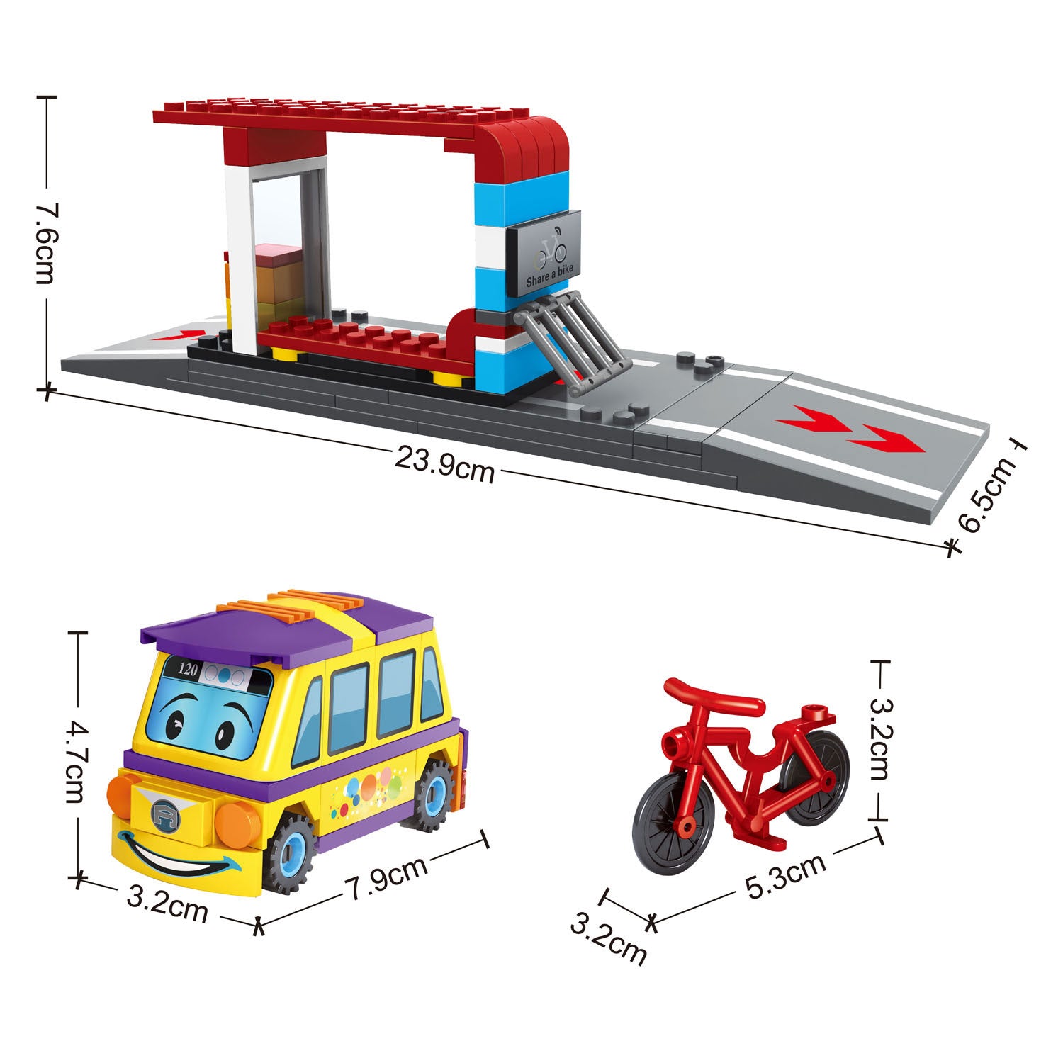 Coffret de construction automobile - 91 pièces.
