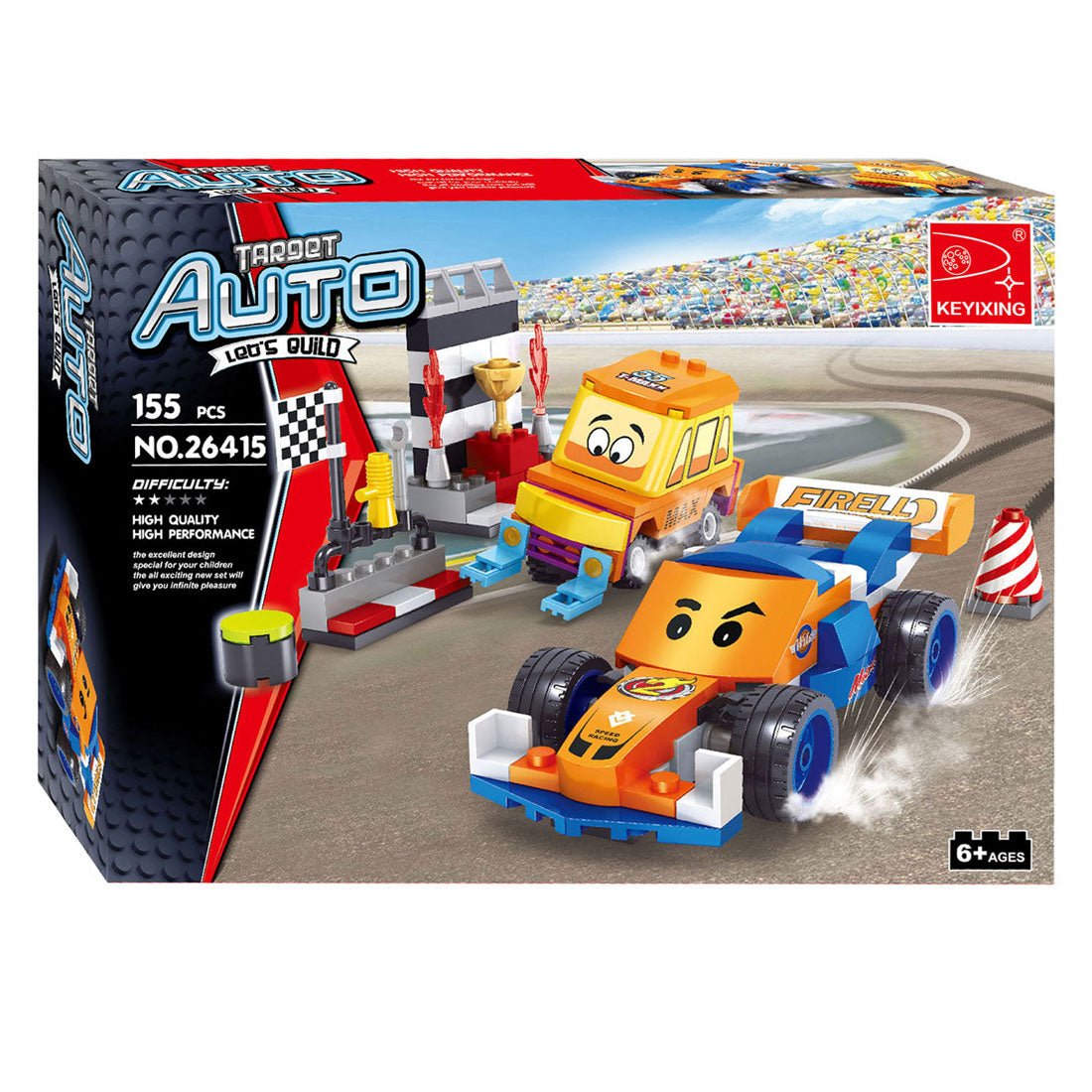 Coffret de construction automobile - 155 pièces.
