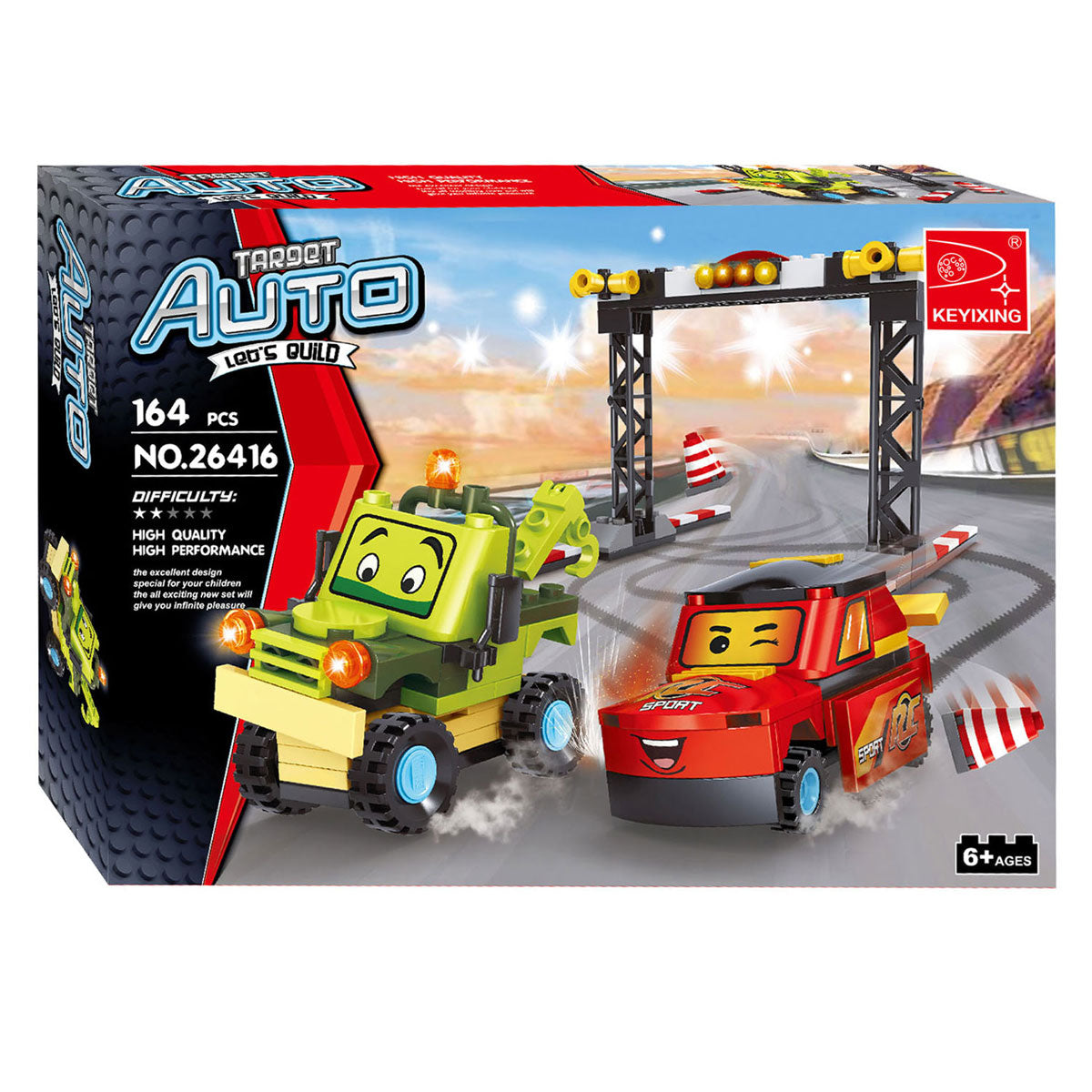Coffret de construction automobile - 164 pièces.