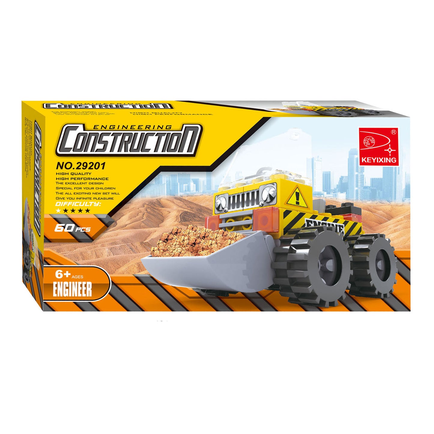 Kit de construction pour chargeur frontal - 60 pièces.