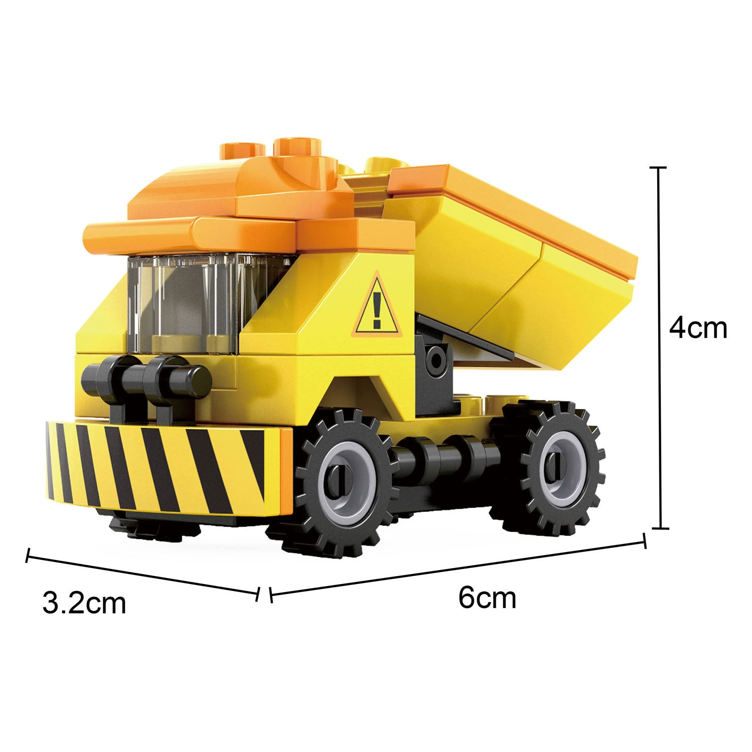 Kit de construction de camion-benne - 45 pièces.
