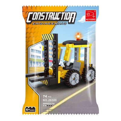 Kit de construction pour chariot élévateur - 74 pièces.