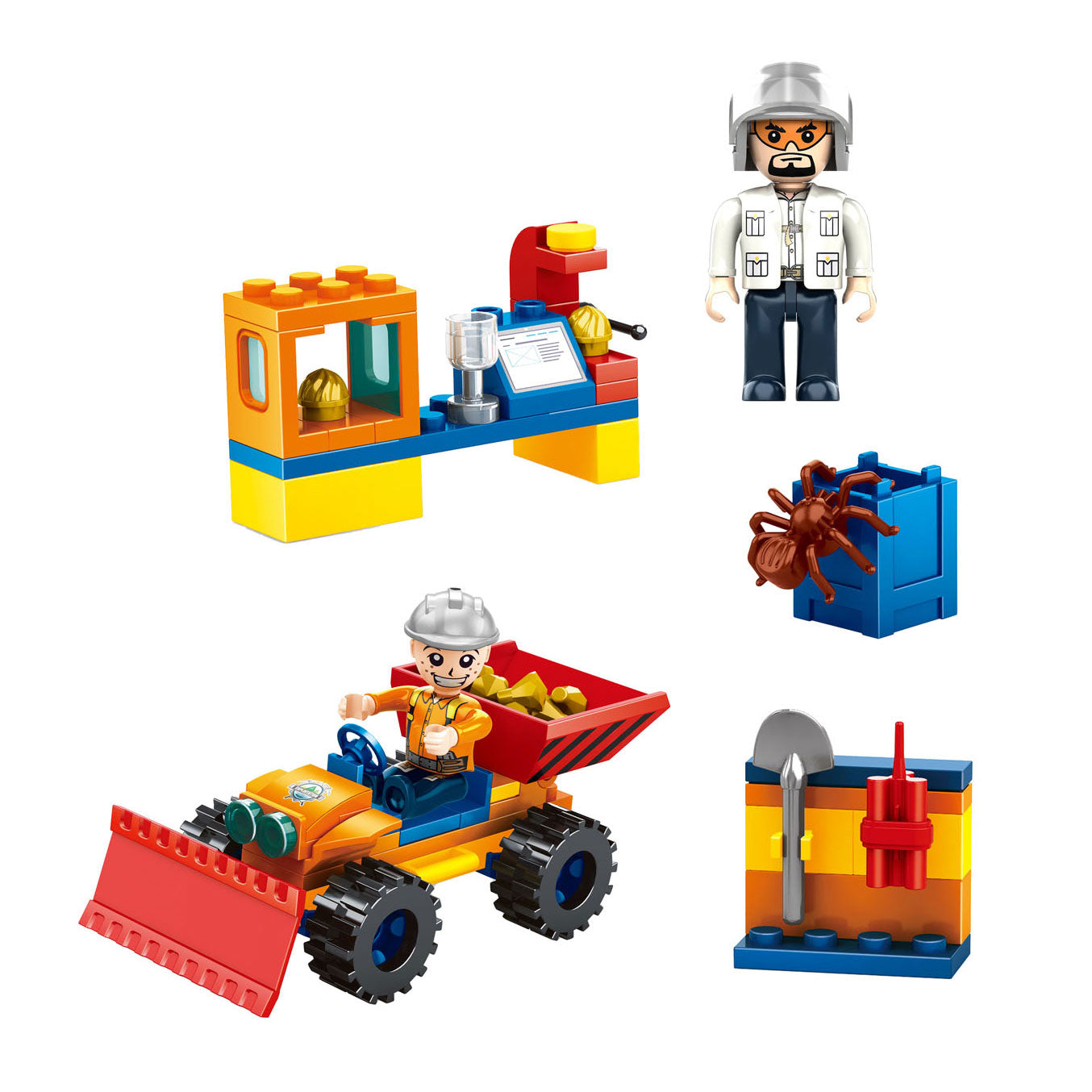 Jeu de construction à l'orpaillage - 104 pcs.