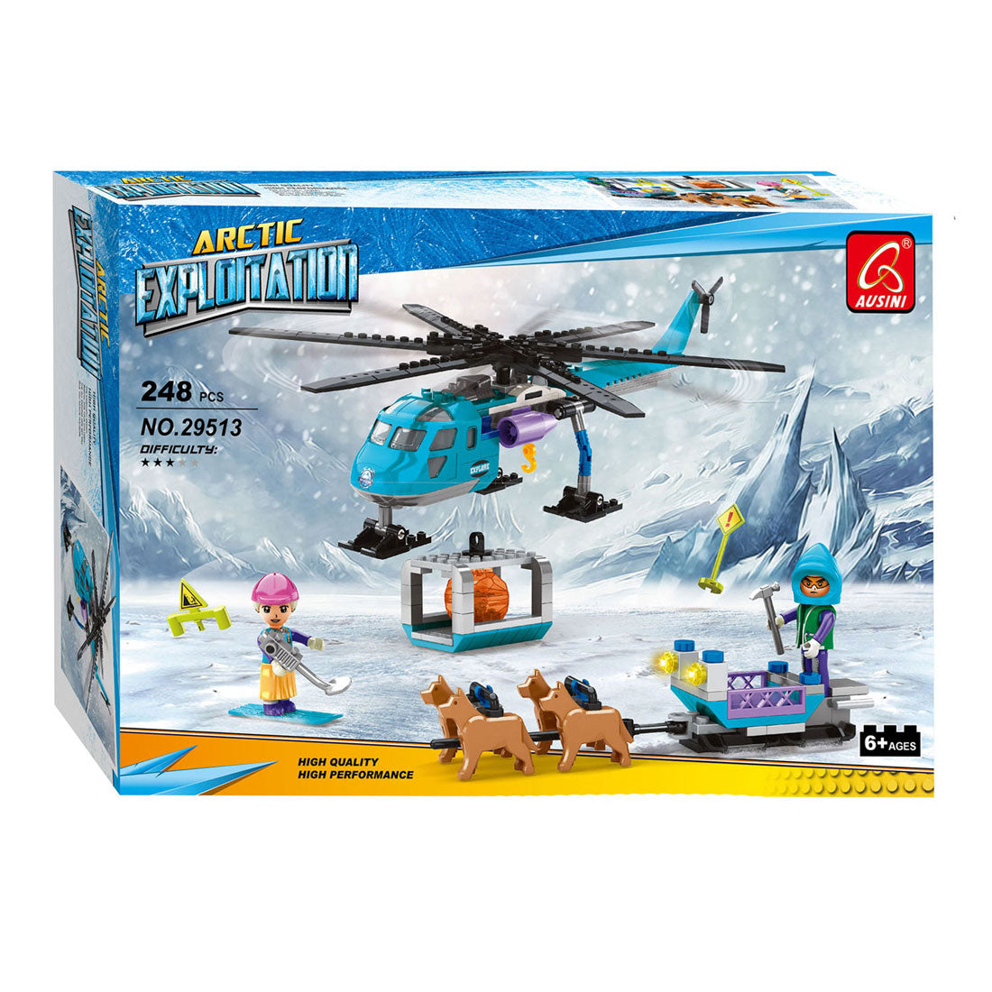 Kit de construction Polar Mission Heli Dog Sled - 248 pcs.